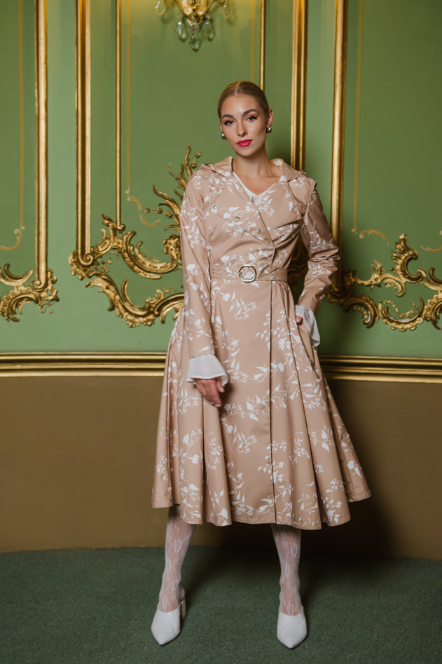 Powder Dream Raincoat Beige