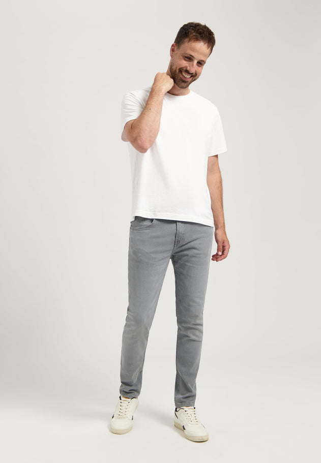 Rick Mid Slim Jeans Light Grey