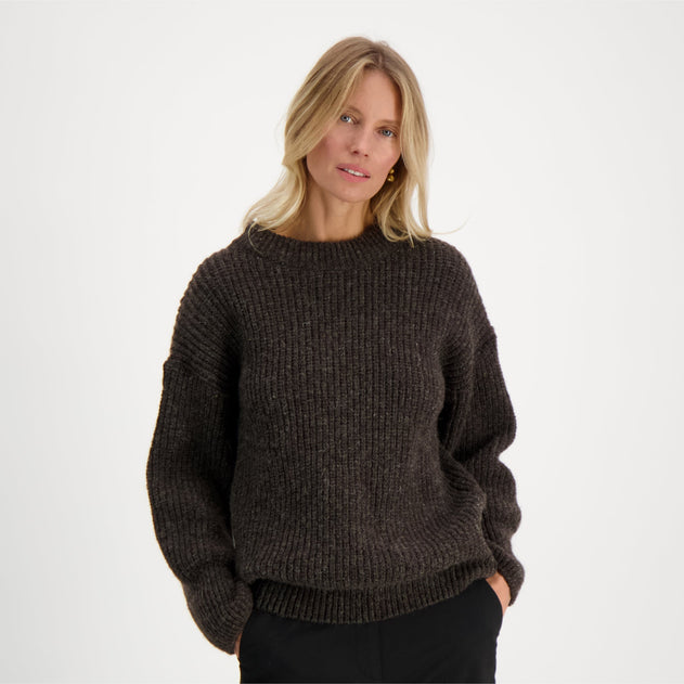 Sofie O-Neck Brown
