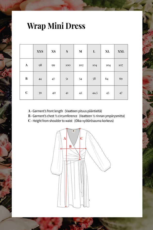 Kietaisumekko Blooming Forest Bright