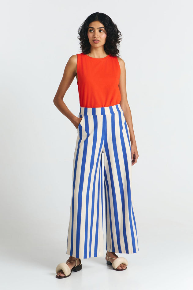 Palau Pants Blue Stripes