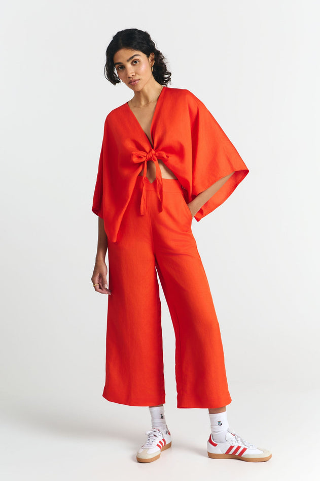 Makah Pants Red