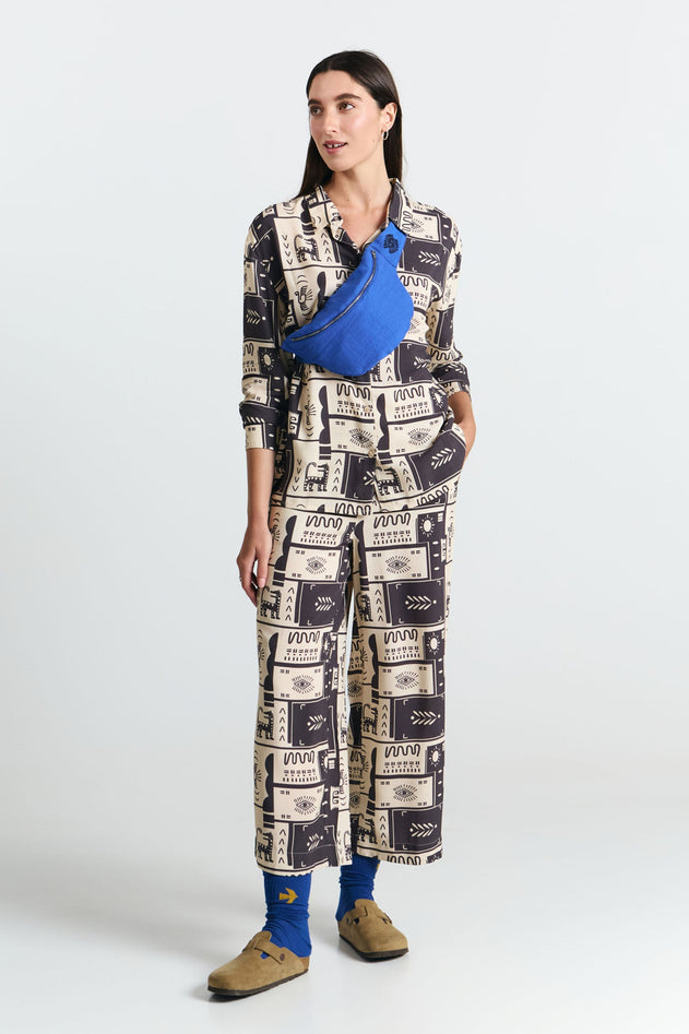 Iya Viscose Shirt Ethnic Print