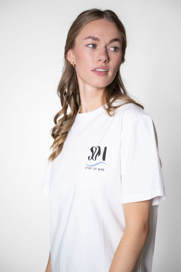 Unisex T-Shirt Wave White