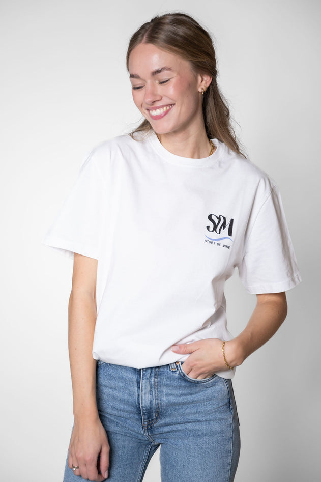 Unisex T-Shirt Wave White