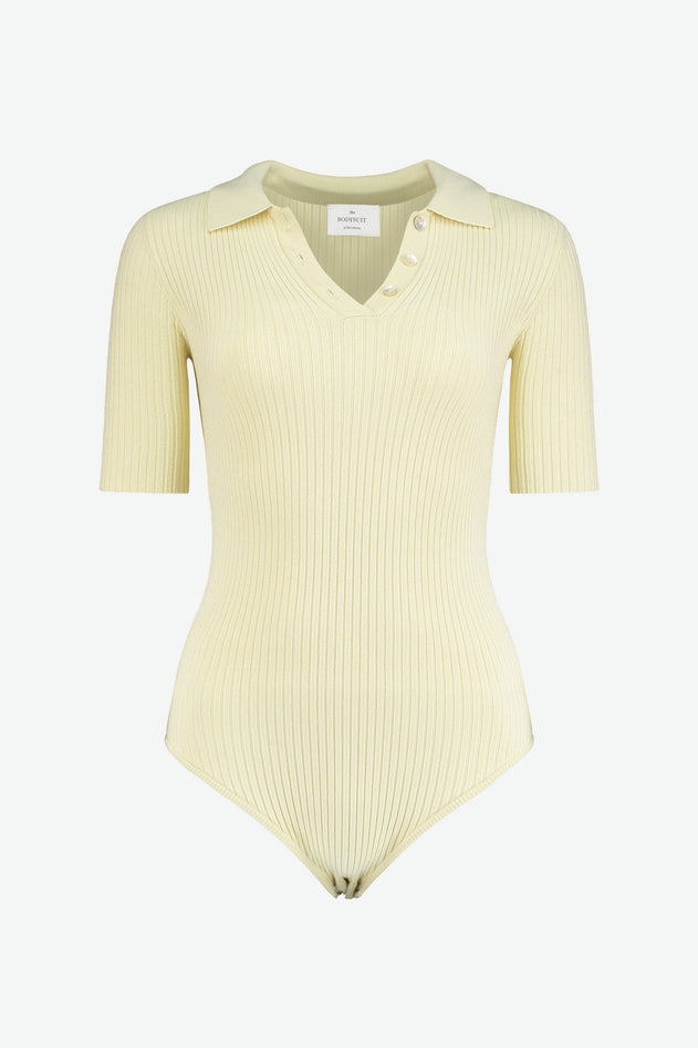 Tennis Bodysuit Ivory White