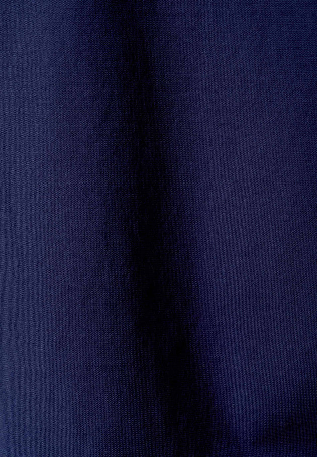 Tessa Basic V-Neck T-Shirt Navy Blue