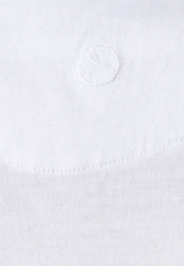 Tessa Basic V-Neck T-Shirt White