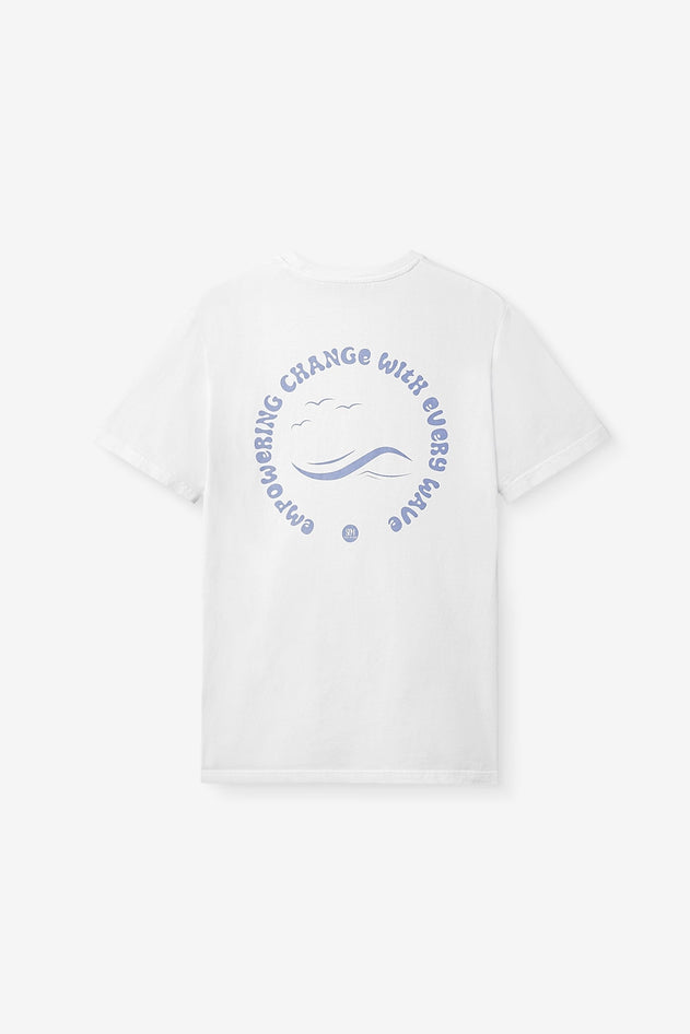 Unisex T-Shirt Wave White