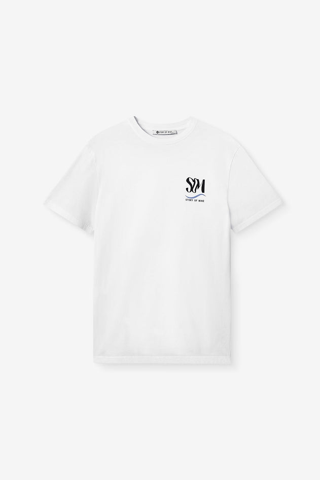 Unisex T-Shirt Wave White