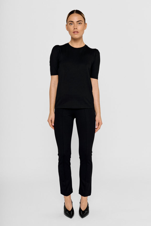 Tu Puff Sleeve Top Black