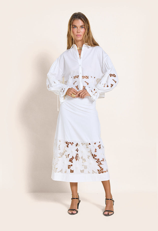 Talitha Skirt Crispy White