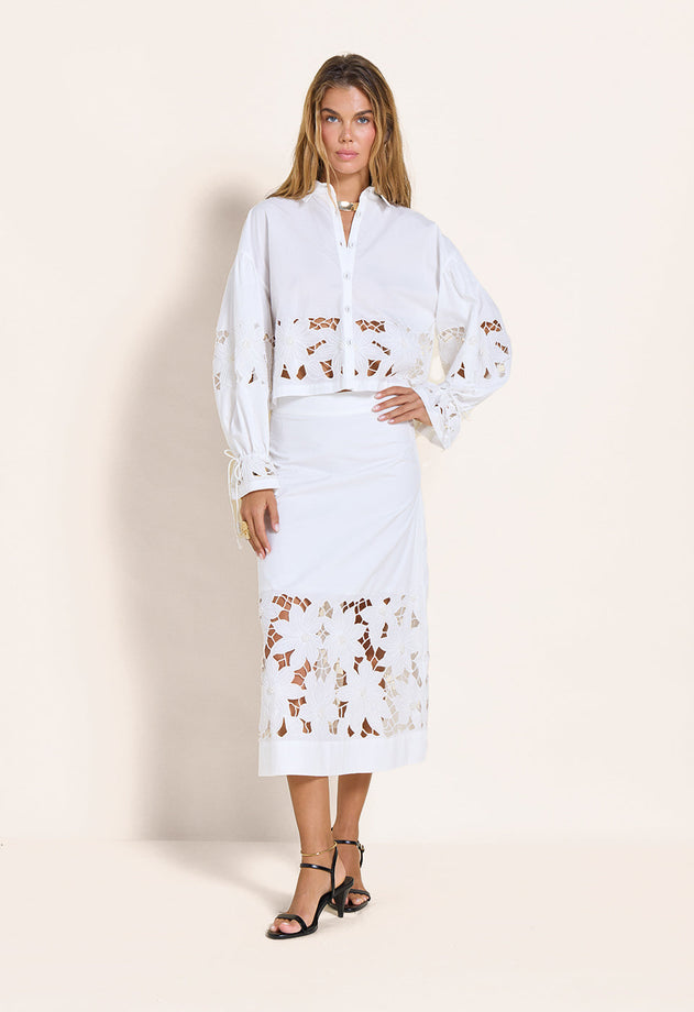 Talitha Skirt Crispy White