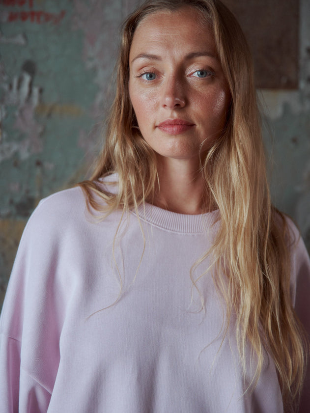 Superpower Oversize Sweatshirt Orchid