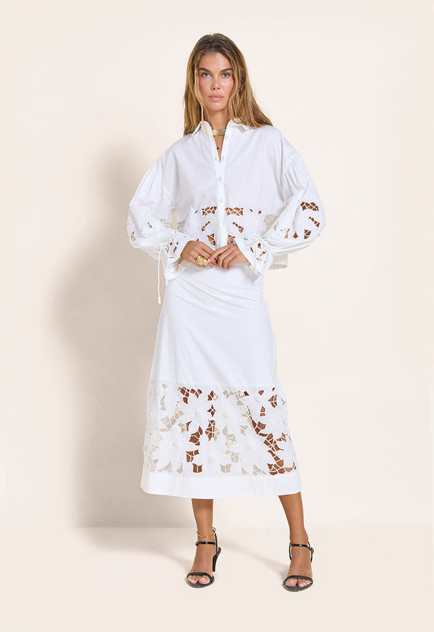 Tasmin Top Crispy White
