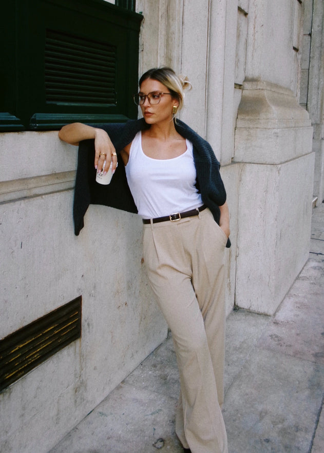 Jagger Räätälöidyt Housut Beige
