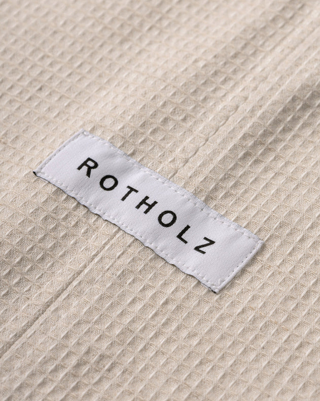 Tie Tote Bag Waffle Sand