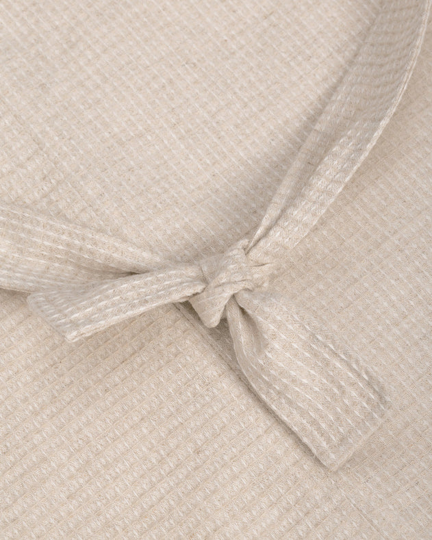 Tie Tote Bag Waffle Sand