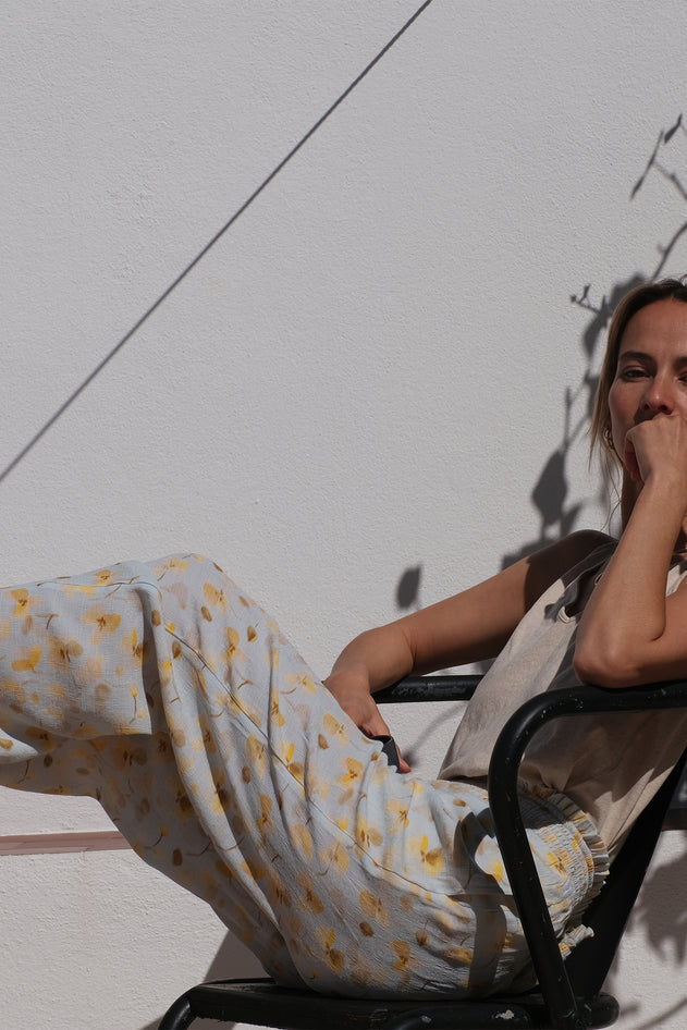 Elastic Orchid Pants Corn
