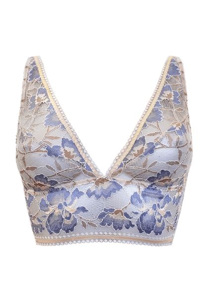 Viana Longline Bralettetoppi Sininen