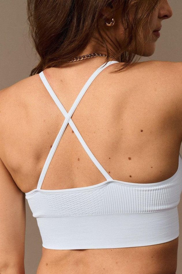 Vinyasa Sports Bra White