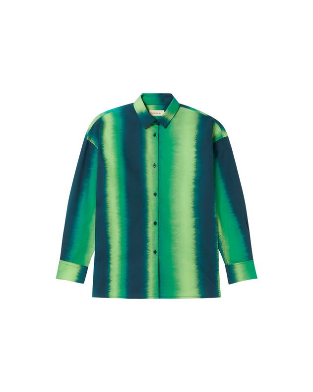 Juana Button-Up Shirt Green Water