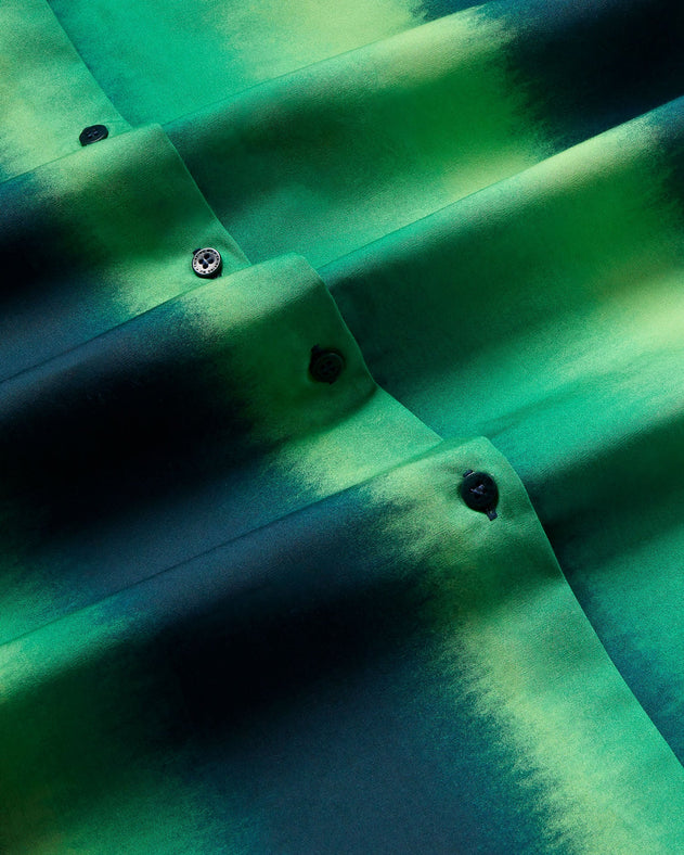 Juana Button-Up Shirt Green Water