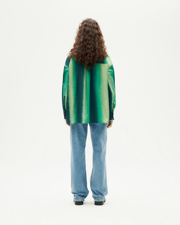Juana Button-Up Shirt Green Water