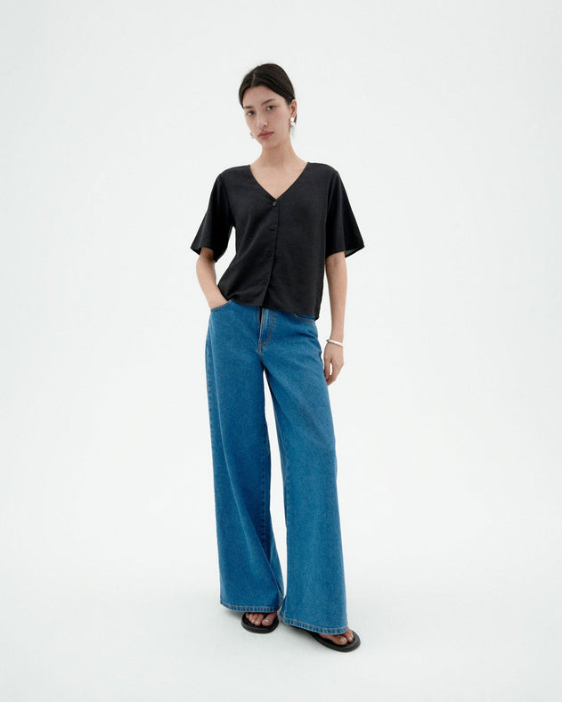 Libelula hemp Blouse Black