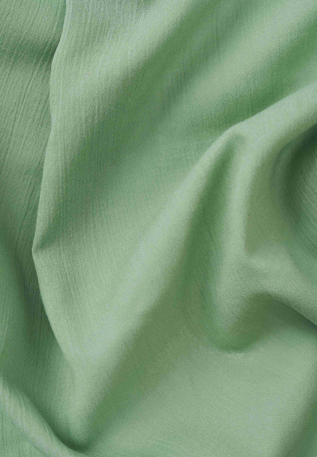 Organic Cotton Voile Tiered Dress Matcha Green