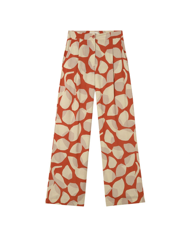 Manolita Pants Multicolor Leaf