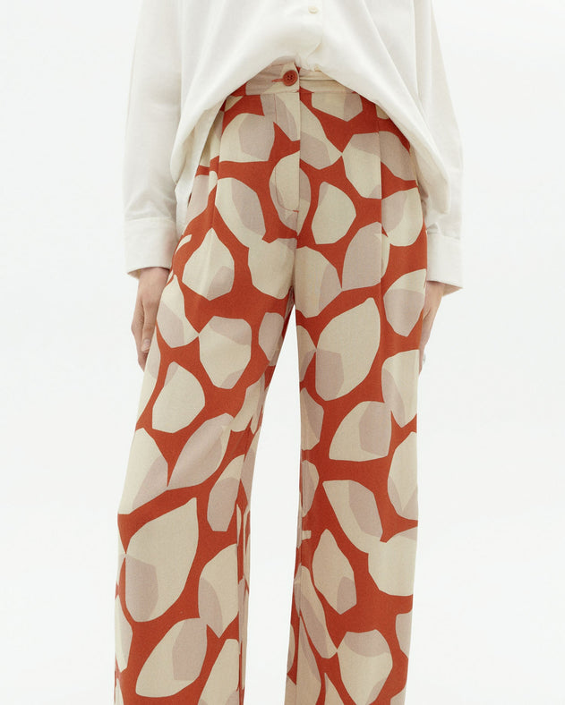 Manolita Pants Multicolor Leaf