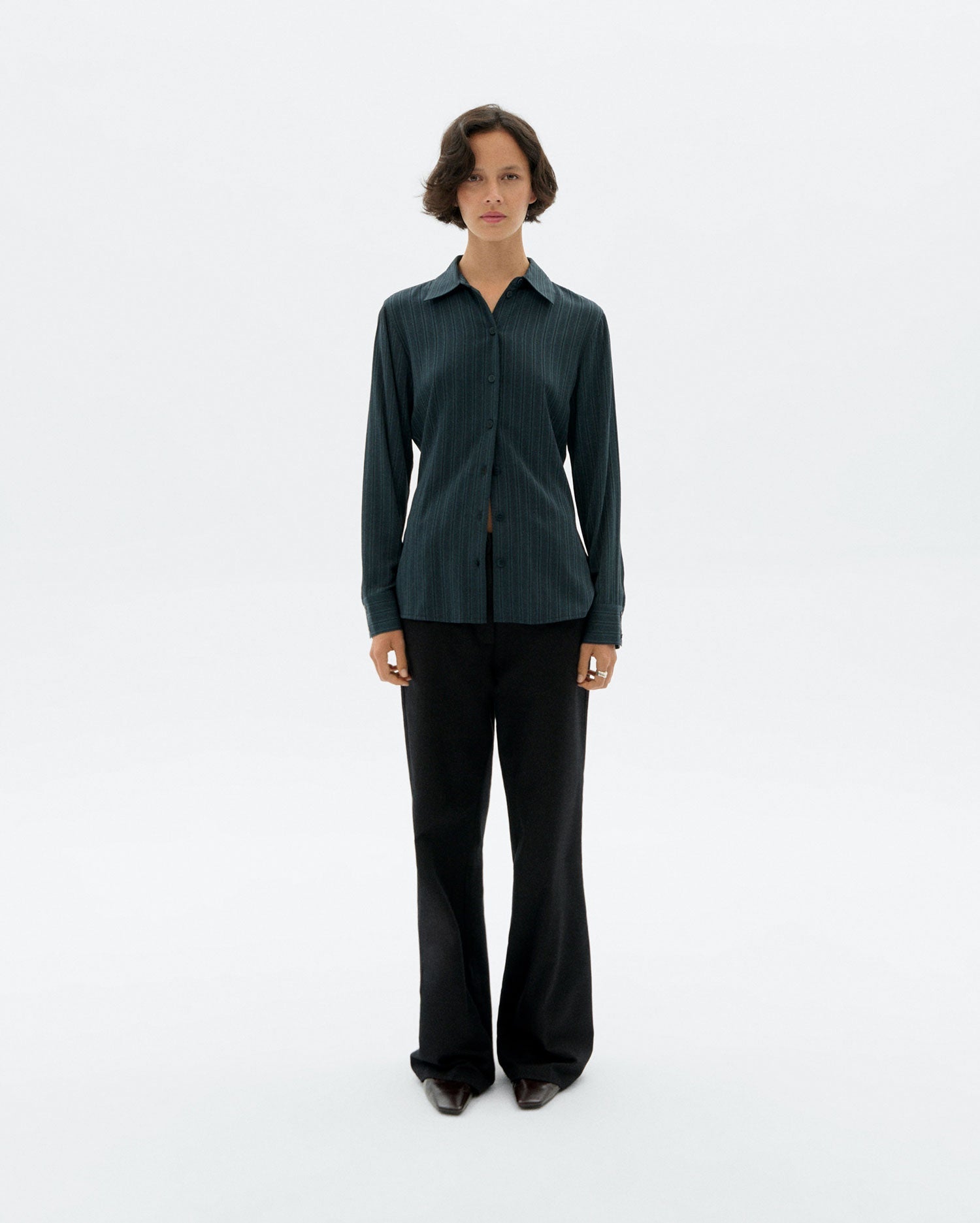 Hermione Straight Pants Black