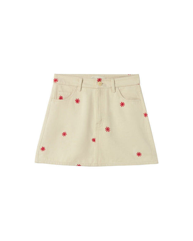Kimmy Mini Skirt Sol White