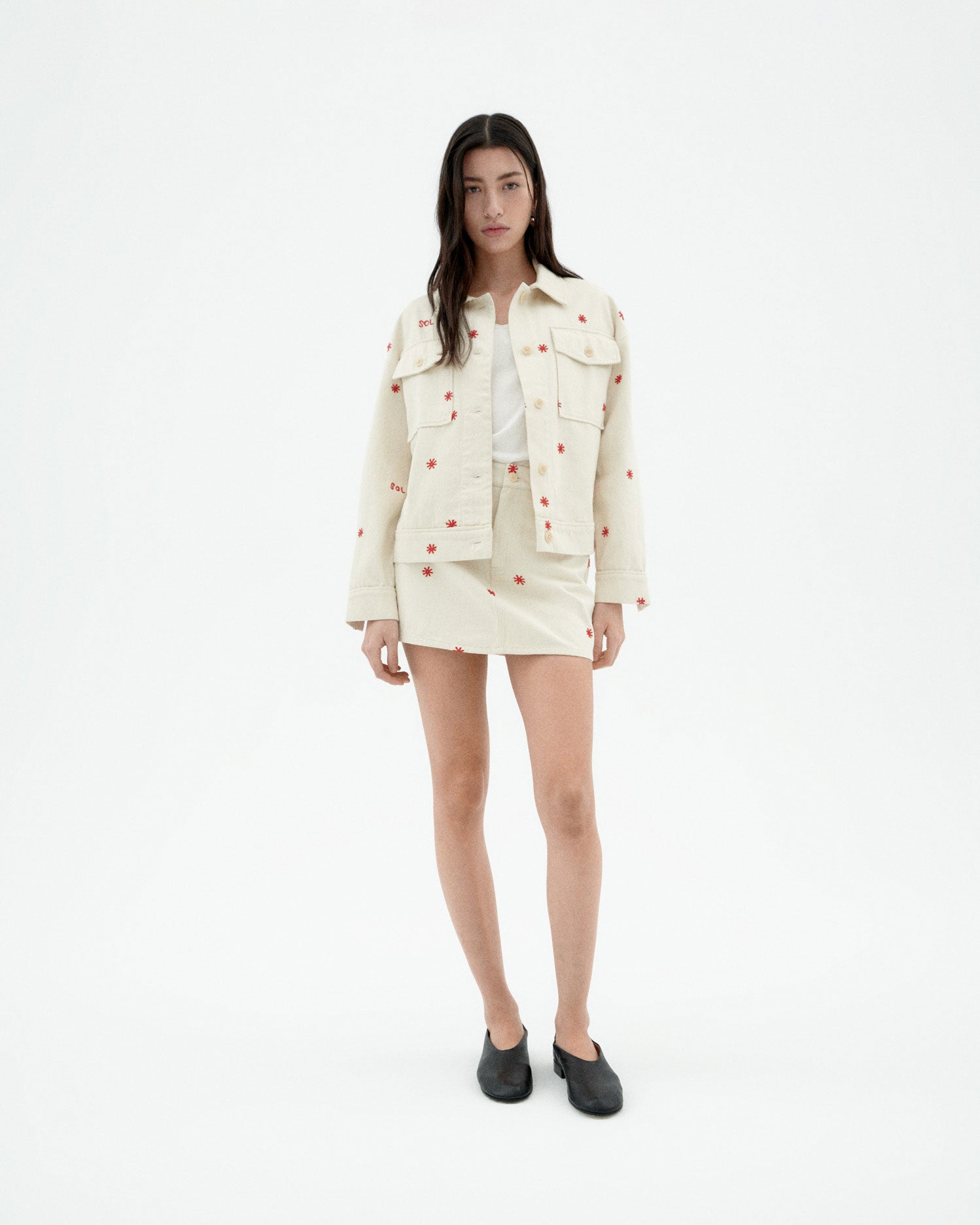 Kimmy Mini Skirt Sol White