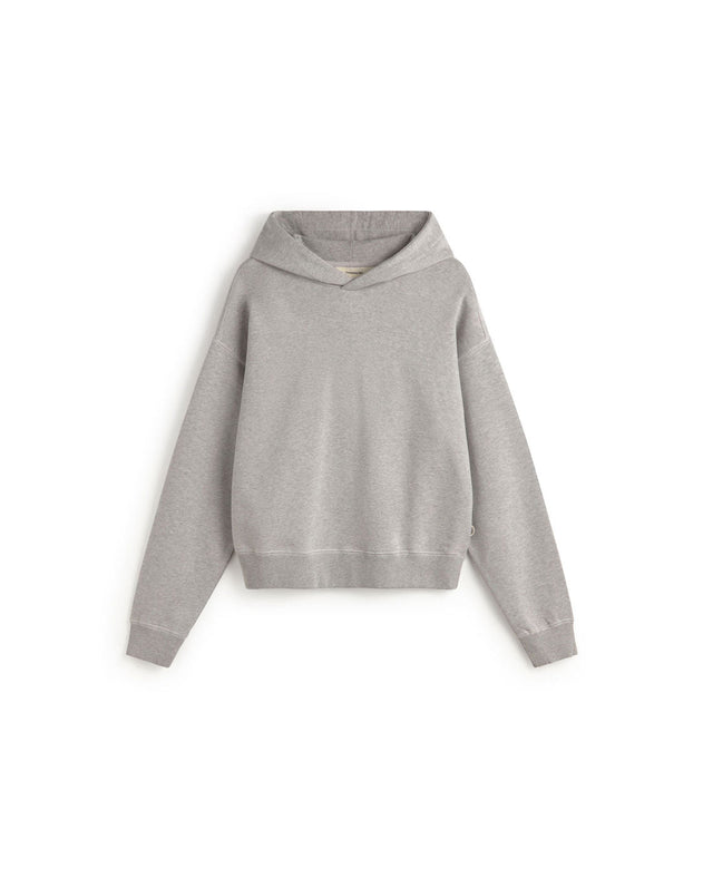 Valeria Hoodie Grey Retro Pink Sun