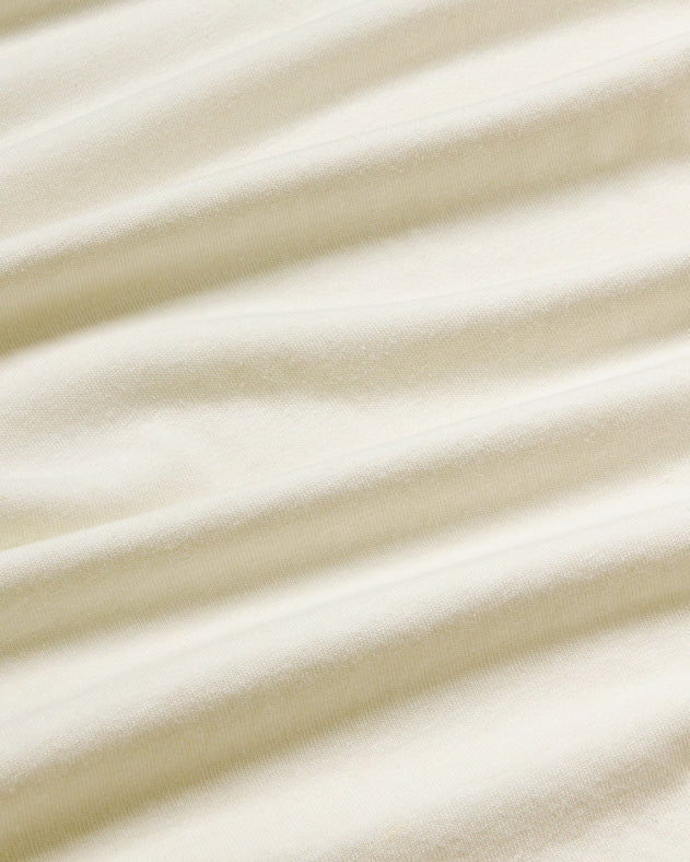 Freire Hemp Thick Long Sleeve T-Shirt White