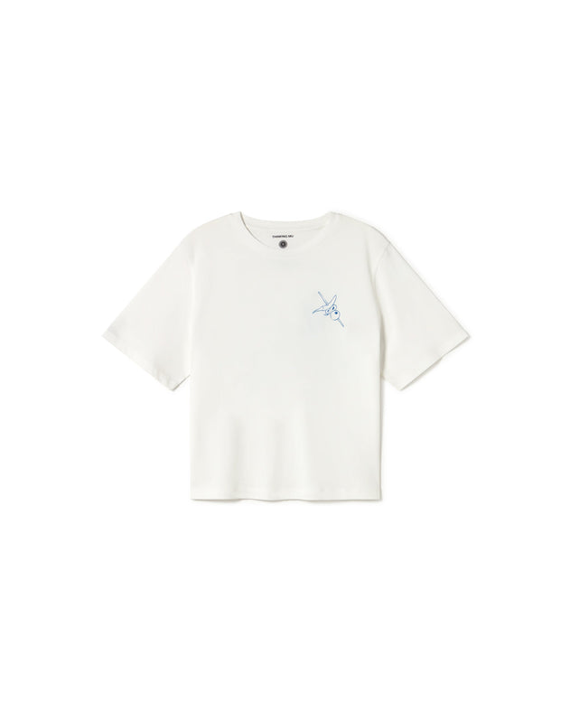 Lucia T-Shirt Tablecloth White