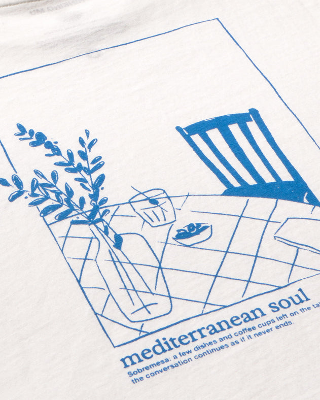 Lucia T-Shirt Tablecloth White
