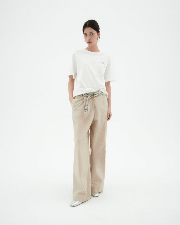 Lucia T-Shirt Tablecloth White