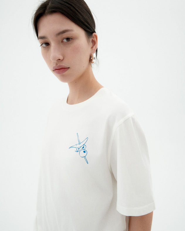 Lucia T-Shirt Tablecloth White