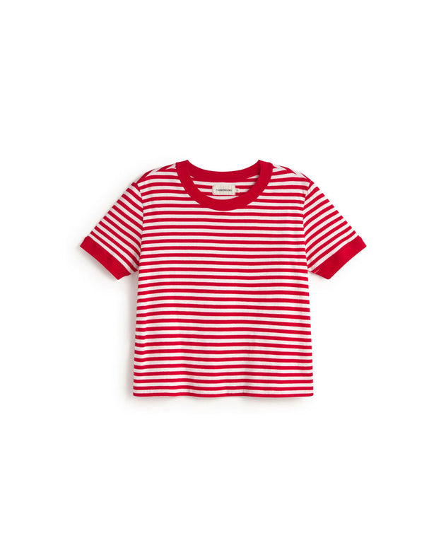 Zowi R T-Shirt Striped Red