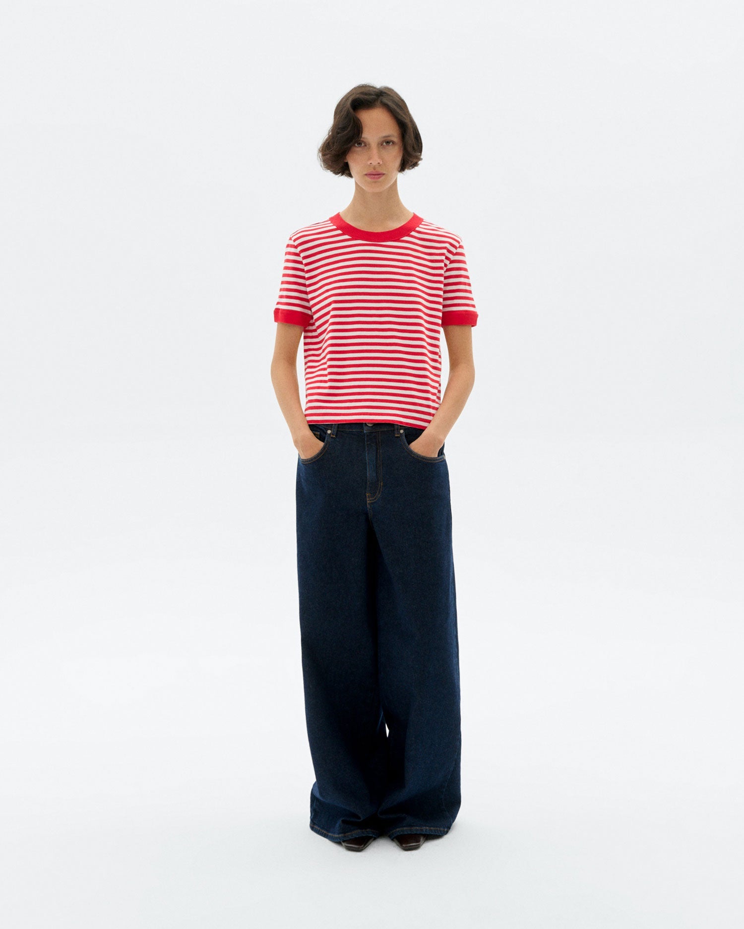 Zowi R T-Shirt Striped Red