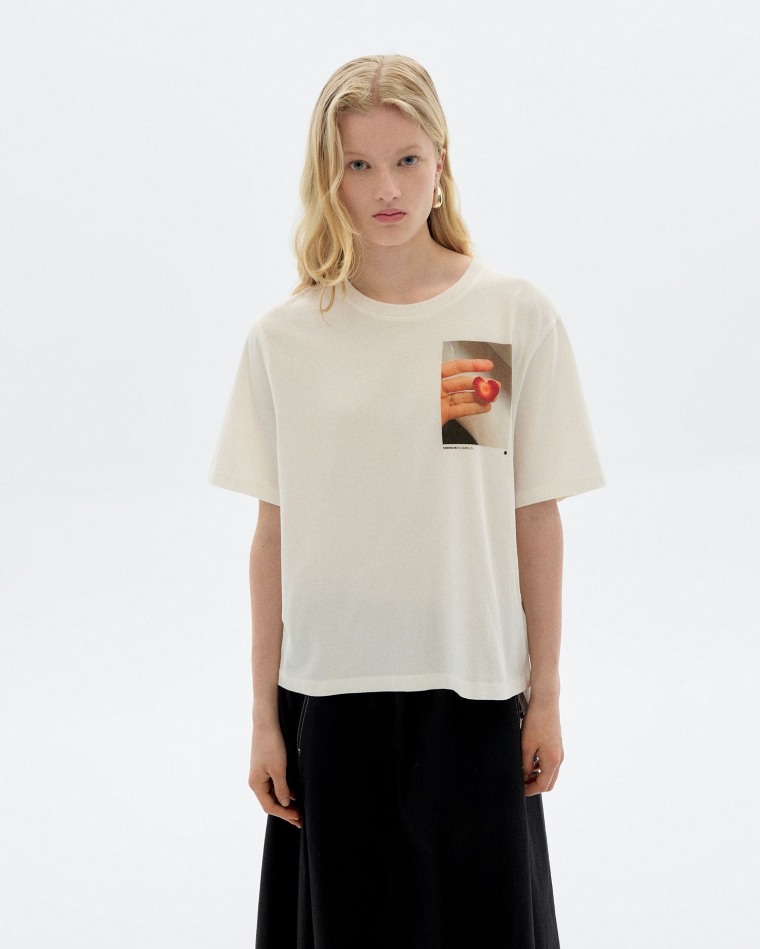 Lucia T-Shirt Fresa White