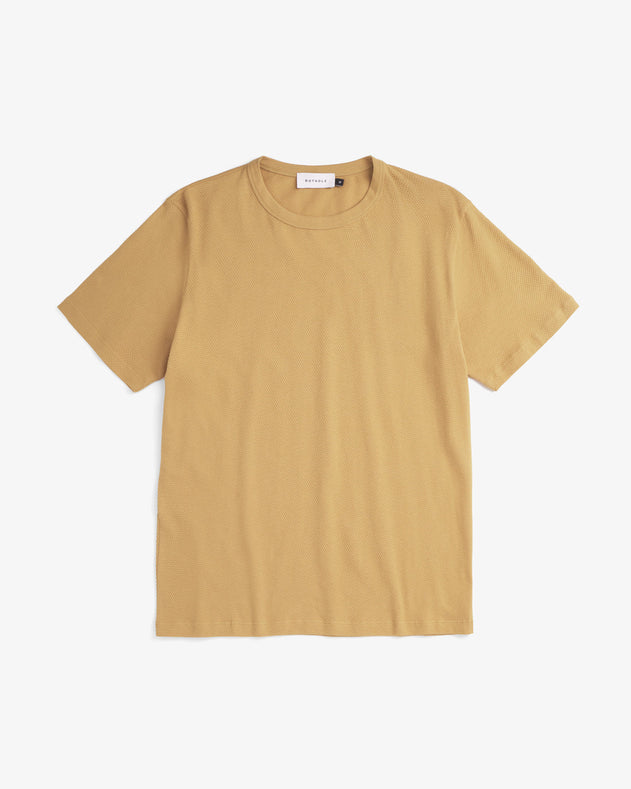 Waffle T-Shirt Mustard Yellow