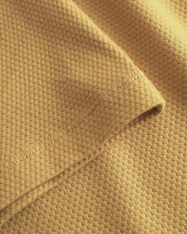 Waffle T-Shirt Mustard Yellow