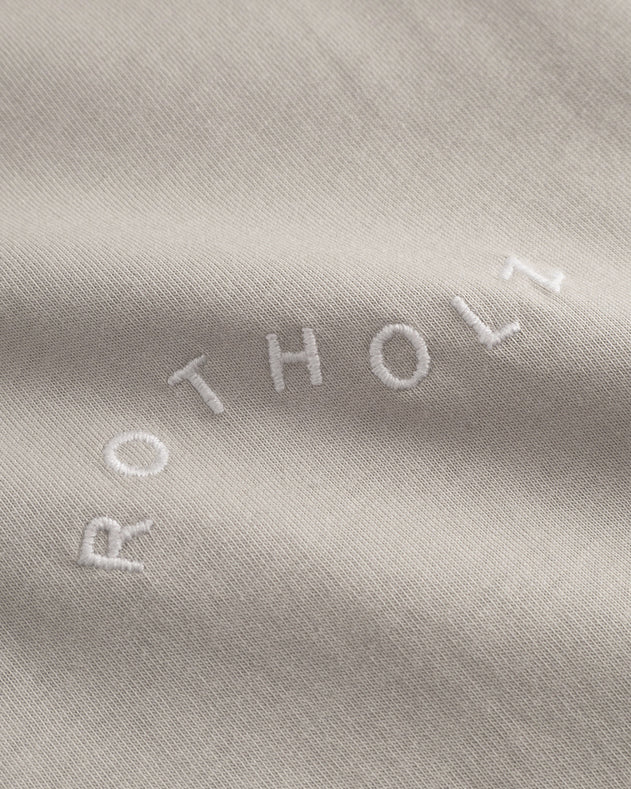Wavy Logo T-shirt Washed Sand
