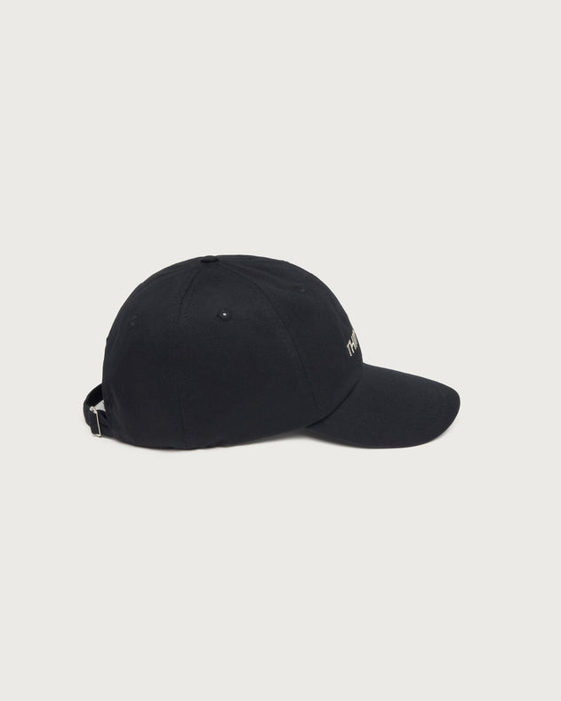 Chris Cap Embroidered Thinking Black