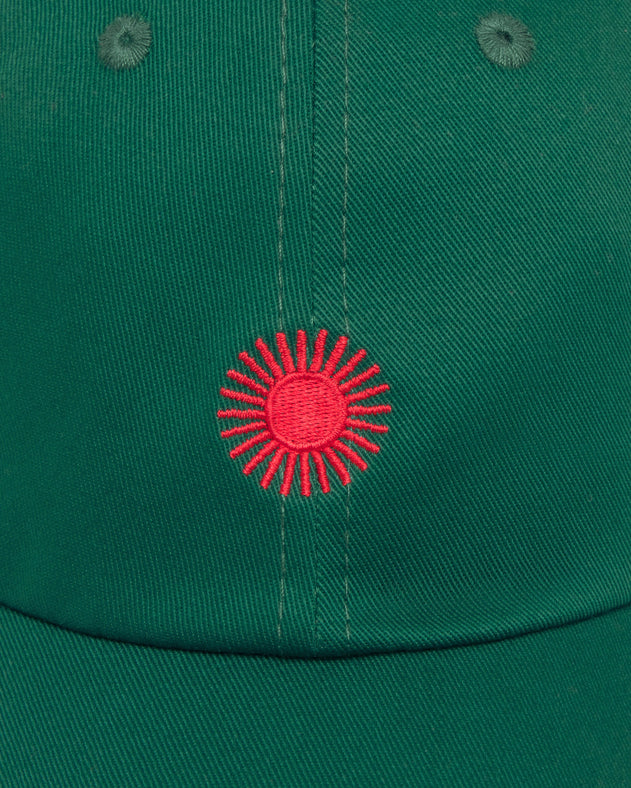 Cap Green Red Sun