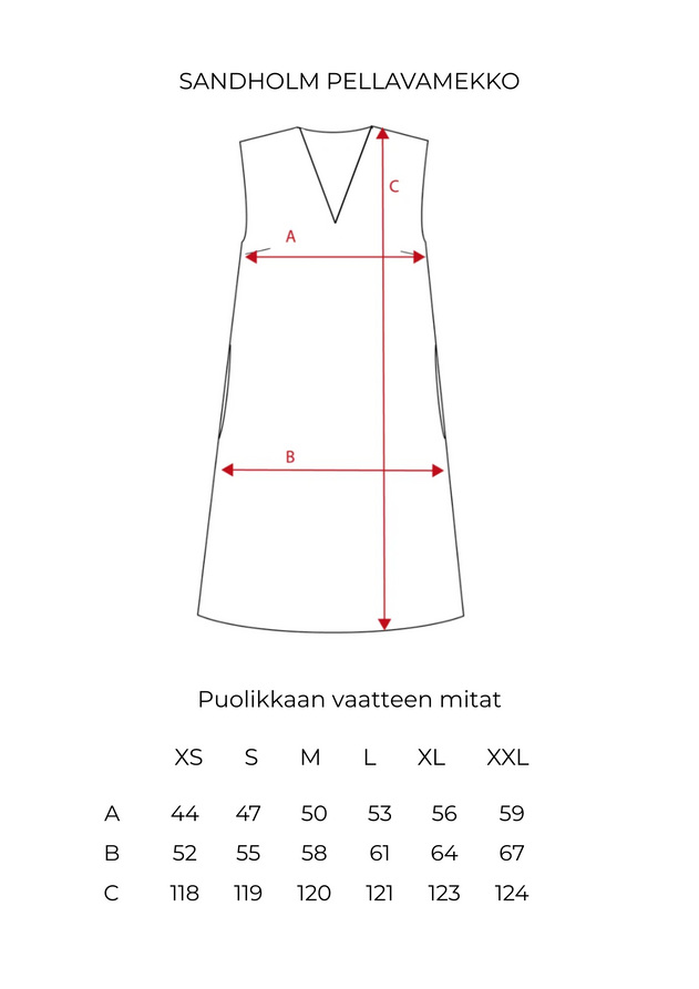 Sandholm Linen Midi Dress Natur